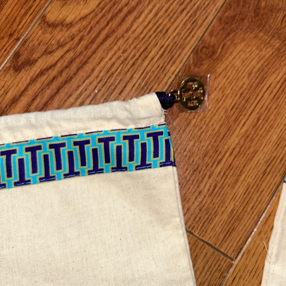 Two Tory Burch Drawstring Dustbags Medium - Picture 3 of 5